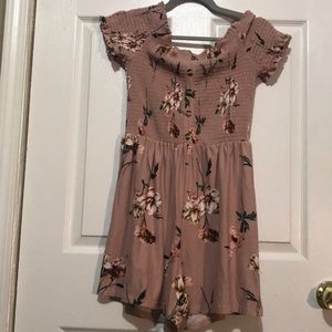 Romper with flowers